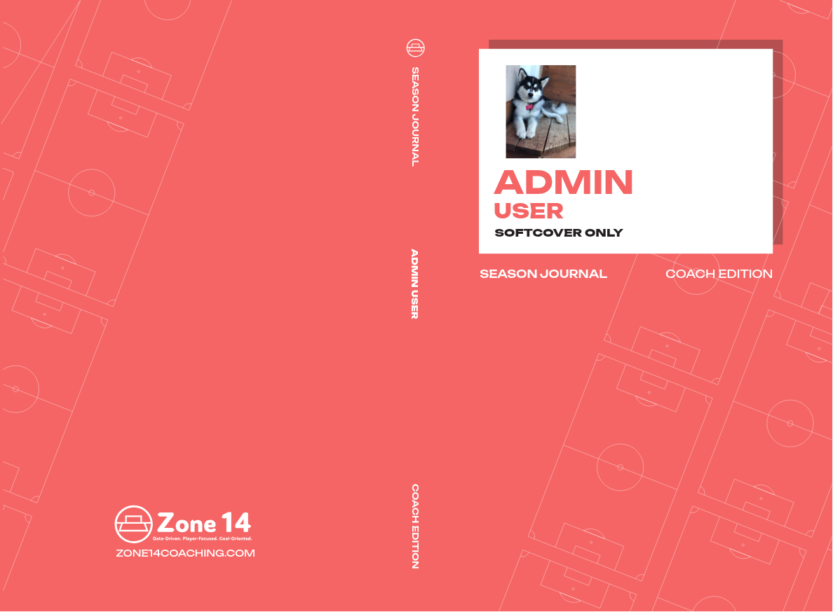 Admin User's Softcover Coach's Journal cover image